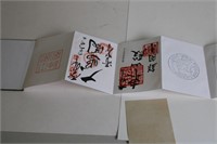 Vintage Goshuincho Japan Travel Stamps