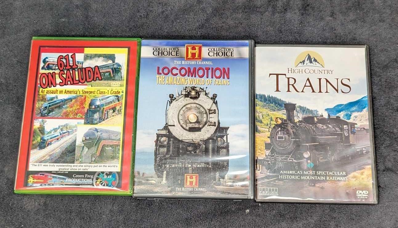 3 History Channel On Saluda Mountain Railway DVDs
