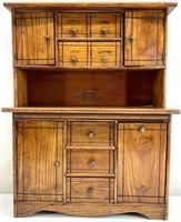 Cass Toy Oak Wood Kitchen Cabinet