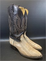 Nocona Men’s Boots, Snake & Leather 11 D