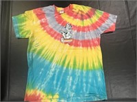 Supreme Tie-dye Dinosaur tee