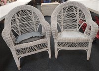 Pair of Wicker Chairs