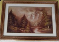 Large Mountain Themed Picture