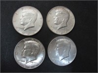 Silver Kennedy half dollars