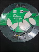 100 warm white c9 LED lights