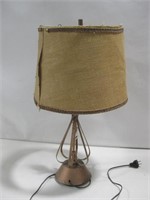 25" Vtg Table Lamp Powers on