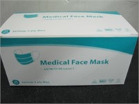 BOX OF 50 NEW FACE MASKS-BRAND NEW,.