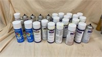 28 Cans of Assorted colors Spray Paint