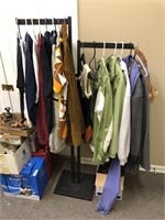 Clothing Rack w/ Assortment of Clothes