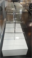 Glass Display Shelf 55"H x 30"D x 60"W
