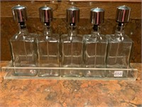 5pc Glass Liquor Decanter Set