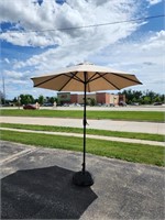 OUTDOOR UMBRELLA  W/ ROLLING STAND