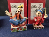 Jim Shore, Mickey mouse and Goofy figurines