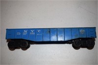 Vintage LIONEL LINES NYC Blue Gondola Car O Scale