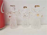 3 anges de cristal à collectionner par Avons