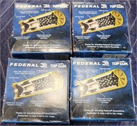 P - 4 BOXES FEDERAL TOP GUN AMMO (A36)