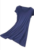 Used (Size L) Women's Short Sleeve Nightgown -