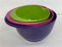 Sur La Table Melamine nesting mixing bowls with