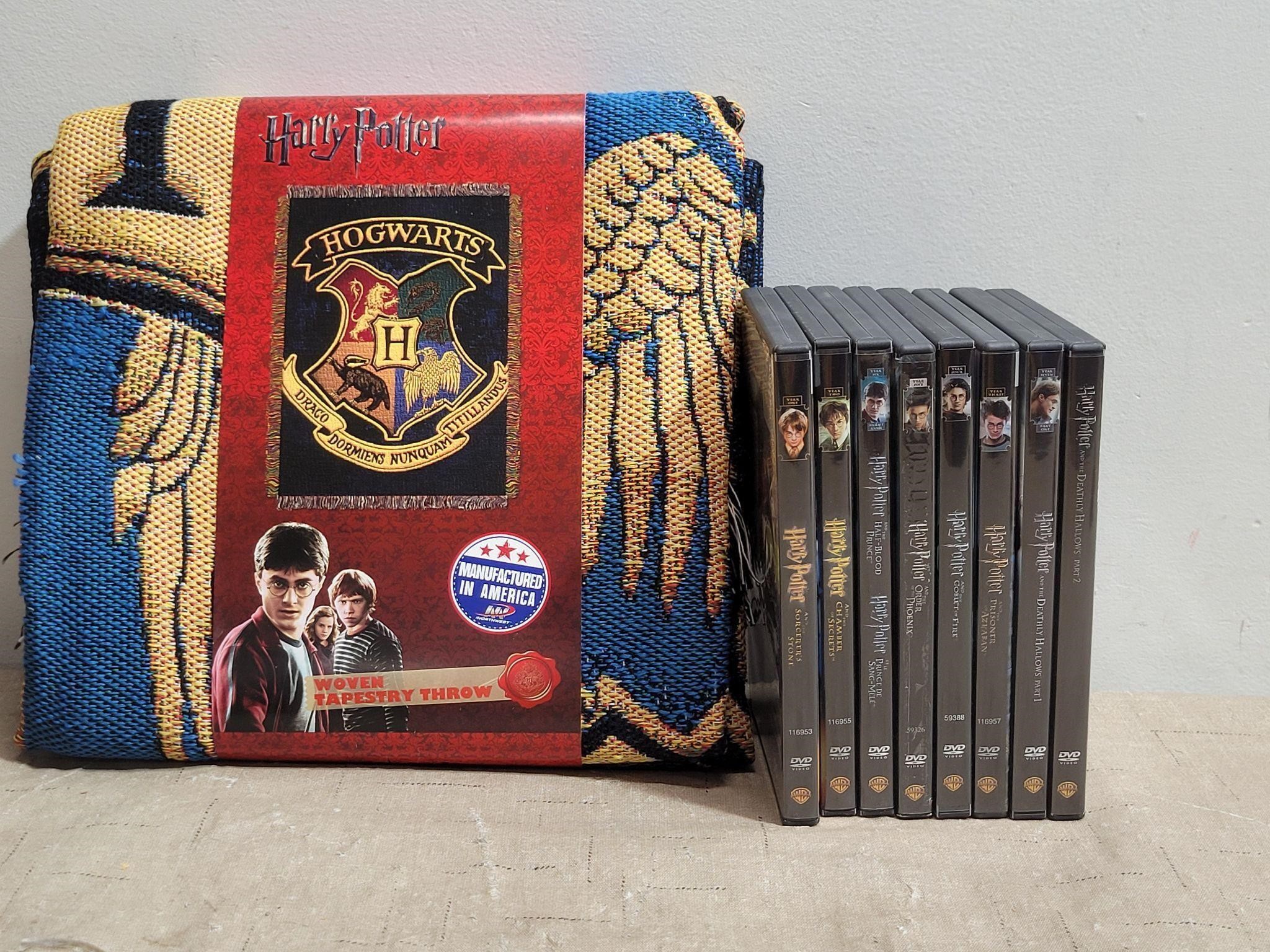 (8) Harry Potter DVD MOVIES & Tapestry