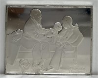3oz SILVER BAR "THE FIRST DATE" NORMAN ROCKWELL