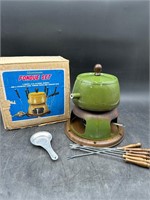 Vintage Fondue Set