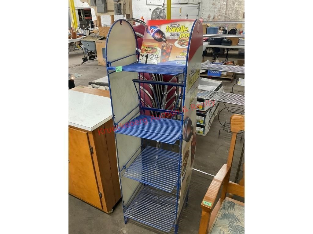 Pepsi Display Metal Shelf