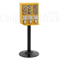 Triple Shop Gumball And Candy Machine Yellow