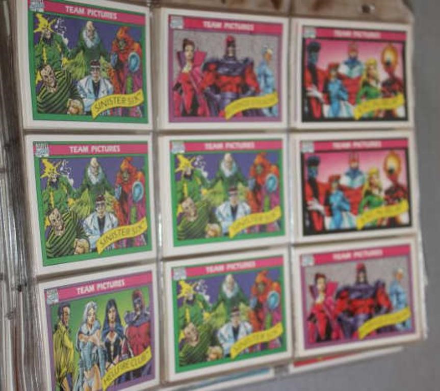1990 SUPER HEREOS/VILLIAN TRADING CARDS