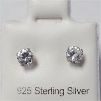 Silver CZ Earrings