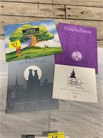 4 SET OF DISNEY LITHOGRAPH SETS