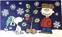 Peanuts Accent Rug 22.5x38in *pre-owned ^
