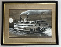 Framed Belle of Louisville 1971 Jim Porter Print