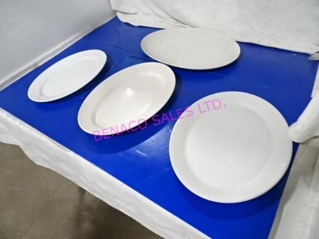 LOT, 33 PCS ASST SIZE PLATTERS