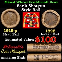 Small Cent Mixed Roll Orig Brandt McDonalds Wrappe