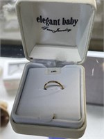 Elegant Baby 10K gold Ring