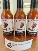 Revved Up Southern Style Hot Sauce 3 Bottles