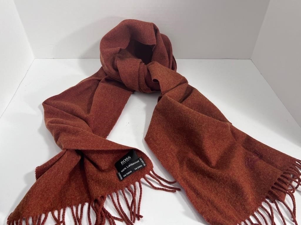 Hugo Boss men's Scarf 100% Lambs wool