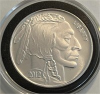 2012 1-Oz Buffalo Silver Round