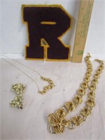 High School Letter for Jacket & Jewelry