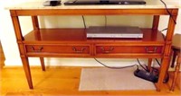 MARBLE TOP CONSOLE TABLE, CIRCA 1960'S &