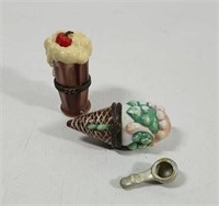 Ice Cream cone and root beer float Trinket boxes