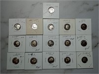 OF) 16 Roosevelt proof dimes