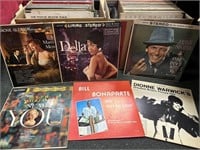 2 Box Lots of Assorted Record Albums, 45’s and 78