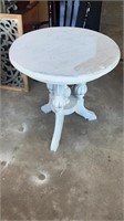 Painted Round Lamp Table
