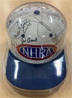 AUTOGRAPHED NHRA HAT