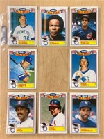 1983 TOPPS GLOSSY ALL STAR CARDS