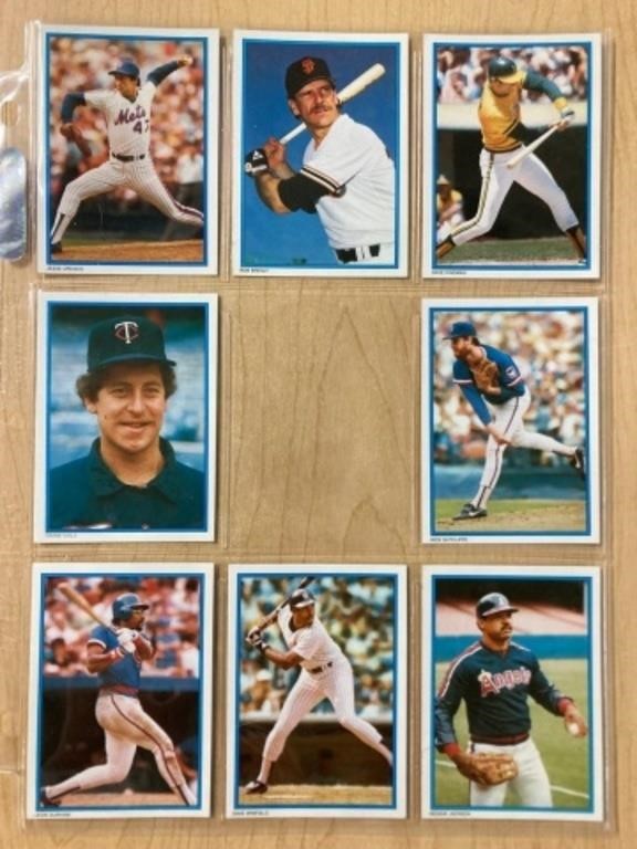 1985 TOPPS GLOSSY ALL STAR CARDS