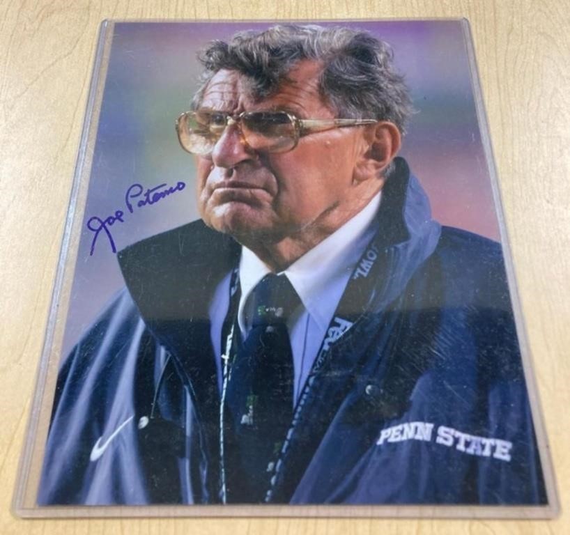 JOE PATERNO AUTOGRAPH PHOTO