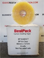 Box of 6 Rolls Commercial Carton Sealing Tape