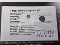 1.00ct Umba Sapphire (N)